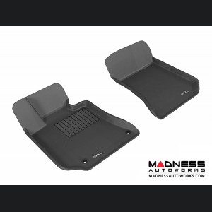 Mercedes Benz E-Class (C207) Coupe/ Convertible Floor Mats (Set of 2) - Front - Black by 3D MAXpider